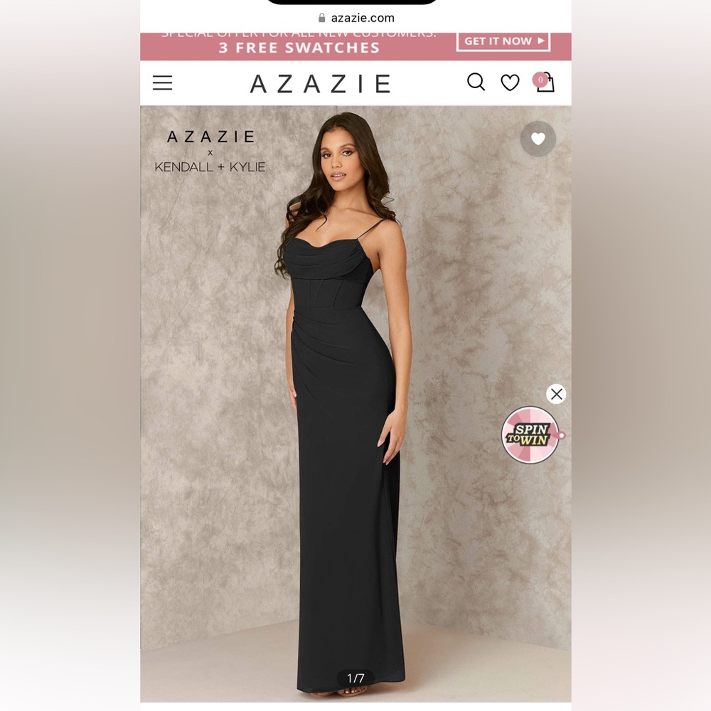 Beautiful brand new Azazie bridal dress. Never been used, with tags and bag.